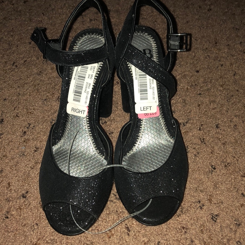 Black high heels